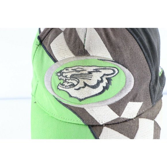 Vintage 90s Arctic Cat Snowmobile All Over Print Thrashed Snapback Hat Cap - Picture 3 of 9